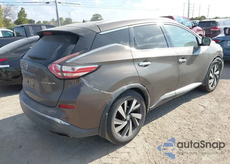 2016 Nissan Murano Platinum из США, поврежденный, VIN 5N1AZ2MG2GN106424